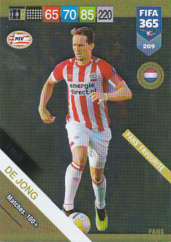 Luuk De Jong PSV Eindhoven 2019 FIFA 365 Fan's Favourite #209