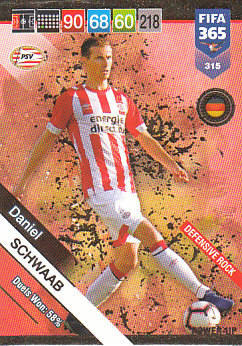 Daniel Schwaab PSV Eindhoven 2019 FIFA 365 Defensive Rock #315