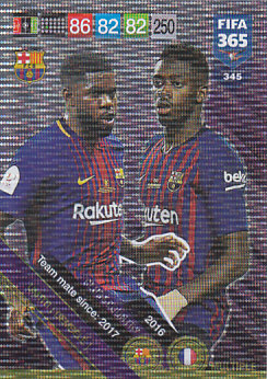 Umtiti  Dembélé FC Barcelona 2019 FIFA 365 Club & Country #345