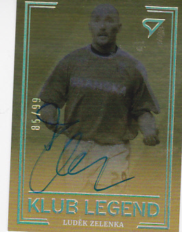 Ludek Zelenka Brno SportZoo FORTUNA:LIGA 2021/22 1. serie Klub Legend Auto /99 #KL-17