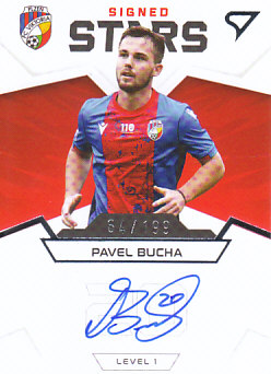 Pavel Bucha Viktoria Plzen SportZoo FORTUNA:LIGA 2021/22 1. serie Team Leaders Auto Level 1 /199 #S1-BU