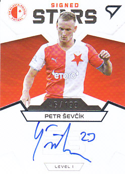 Petr Sevcik Slavia Praha SportZoo FORTUNA:LIGA 2021/22 1. serie Team Leaders Auto Level 1 /199 #S1-PS