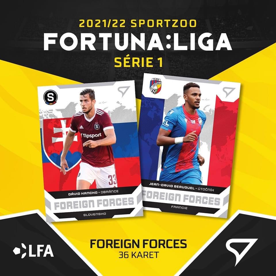 Foreign Forces kompletni set 36 karet SportZoo FORTUNA:LIGA 2021/22 1. serie
