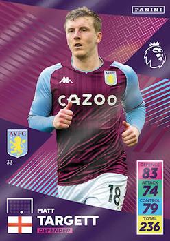 Matt Targett Aston Villa 2021/22 Panini Adrenalyn XL #33