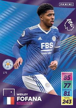 Wesley Fofana Leicester City 2021/22 Panini Adrenalyn XL #175