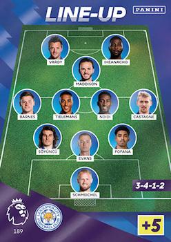 Line-Up Leicester City 2021/22 Panini Adrenalyn XL #189