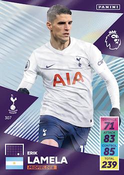 Erik Lamela Tottenham Hotspur 2021/22 Panini Adrenalyn XL #307