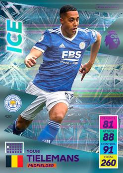 Youri Tielemans Leicester City 2021/22 Panini Adrenalyn XL Ice #420