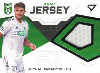 Michal Papadopulos Karvina SportZoo FORTUNA:LIGA 2021/22 1. serie Game Jersey /99 #GJ-PA