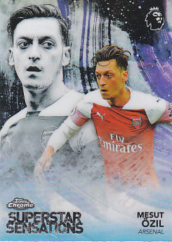 Mesut Ozil Arsenal 2018/19 Topps Chrome Superstar Sensations #SS-MO