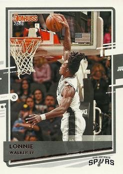 Lonnie Walker IV San Antonio Spurs 2020/21 Donruss Basketball Rookie #197