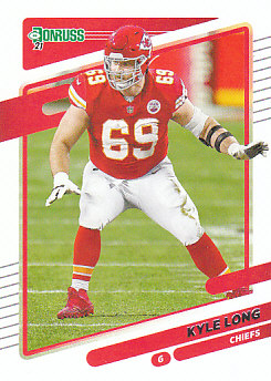 Kyle Long Kansas City Chiefs 2021 Donruss Football #123