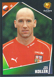 Jan Koller Czech Republic samolepka EURO 2004 #289