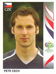 Petr Cech Czech Republic samolepka Panini World Cup 2006 #361