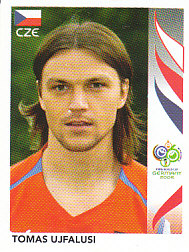 Tomas Ujfalusi Czech Republic samolepka Panini World Cup 2006 #366