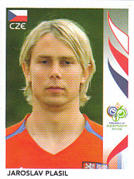 Jaroslav Plasil Czech Republic samolepka Panini World Cup 2006 #369