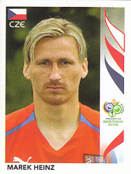 Marek Heinz Czech Republic samolepka Panini World Cup 2006 #375