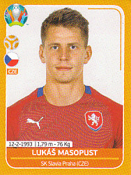 Lukas Masopust Czech Republic samolepka EURO 2020 #CZE21