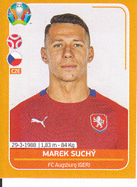Marek Suchy Czech Republic samolepka EURO 2020 #CZE15