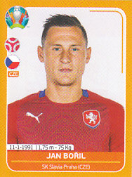 Jan Boril Czech Republic samolepka EURO 2020 #CZE11