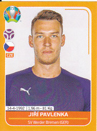 Jiri Pavlenka Czech Republic samolepka EURO 2020 #CZE6