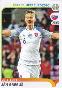 Jan Gregus Slovakia samolepka Road to EURO 2020 #333