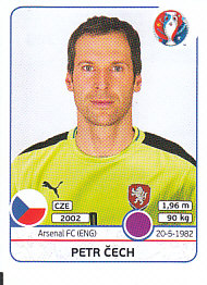 Petr Cech Czech Republic samolepka EURO 2016 #385