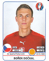 Borek Dockal Czech Republic samolepka EURO 2016 #398