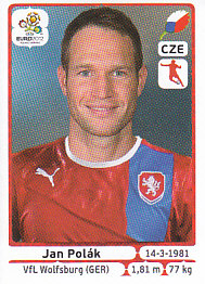 Jan Polak Czech Republic samolepka EURO 2012 #150