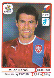Milan Baros Czech Republic samolepka EURO 2012 #158