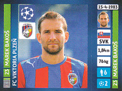 Marek Bakos FC Viktoria Plzen samolepka UEFA Champions League 2013/14 #289