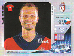 David Rozehnal LOSC Lille samolepka UEFA Champions League 2012/13 #410