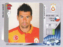 Milan Baros Galatasaray AS samolepka UEFA Champions League 2012/13 #567