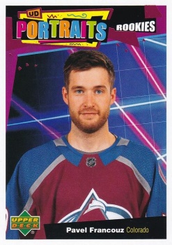 Pavel Francouz Colorado Avalanche Upper Deck 2020/21 Series 2 UD Portraits #P-99