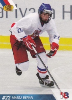 Matej Beran Reprezentace U18 OFS 2010/11 Reprezentace U18 #9