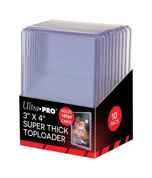 Plastový toploader Ultra Pro 180pt Super Thick, balení 10 ks