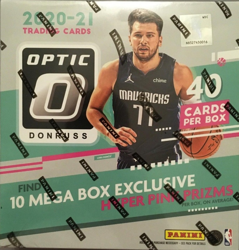 Panini Donruss Optic Basketball 2020/21 40-Card Mega Box NBA