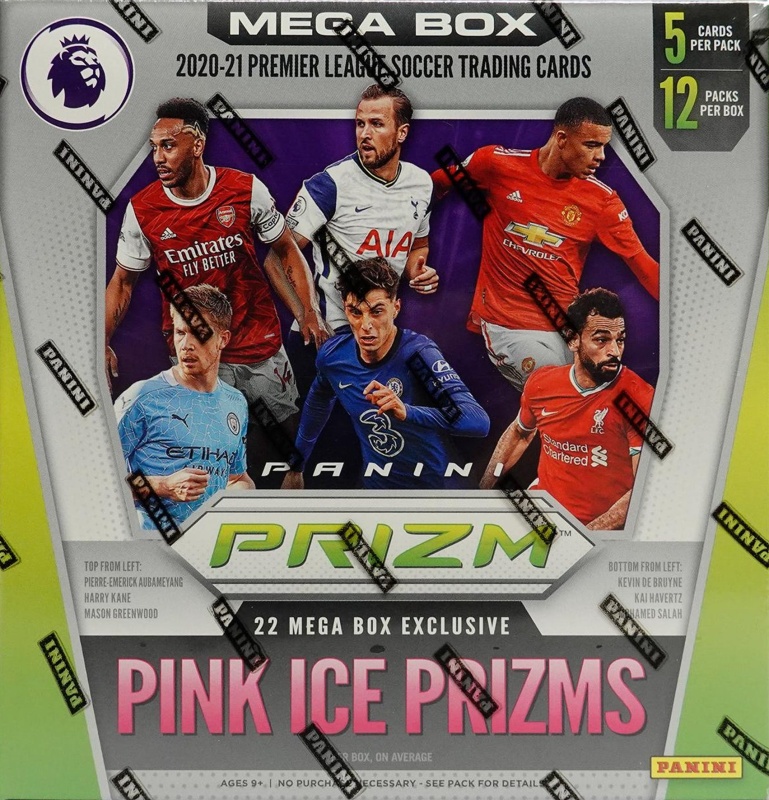 Panini Prizm Premier League Soccer 2020/21 Mega Box Fotbalové karty