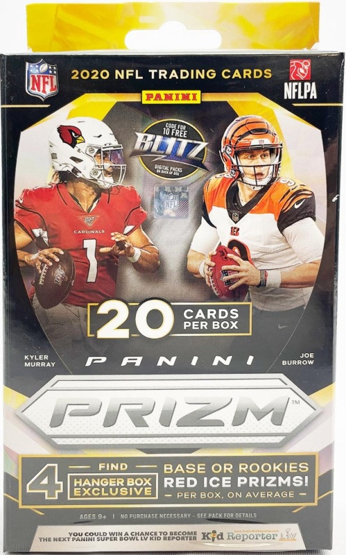 Panini Prizm Football Hanger 2020 20-Card Box (Red Ice Prizms) NFL