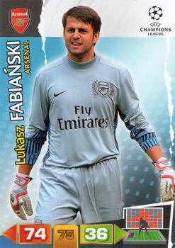 Lukasz Fabiański Arsenal 2011/12 Panini Adrenalyn XL CL #11