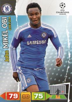 John Mikel Obi Chelsea 2011/12 Panini Adrenalyn XL CL #87