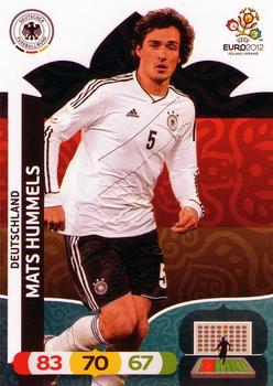 Mats Hummels Germany Panini UEFA EURO 2012 #30