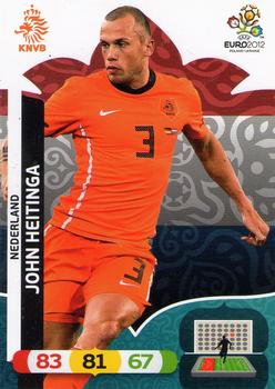 John Heitinga Netherlands Panini UEFA EURO 2012 #134
