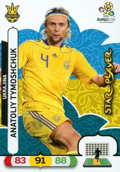 Anatoliy Tymoshchuk Ukraine Panini UEFA EURO 2012 Star Player #218