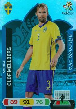 Olof Mellberg Sweden Panini UEFA EURO 2012 Fans' Favourite #273