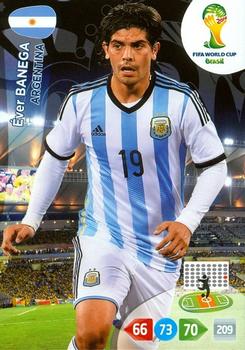 Éver Banega Argentina Panini 2014 World Cup #14