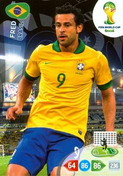 Fred Brazil Panini 2014 World Cup #58