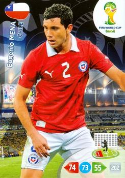 Eugenio Mena Chile Panini 2014 World Cup #70
