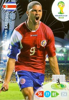 Álvaro Saborío Costa Rica Panini 2014 World Cup #93