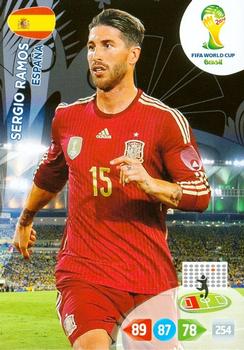 Sergio Ramos Spain Panini 2014 World Cup #147